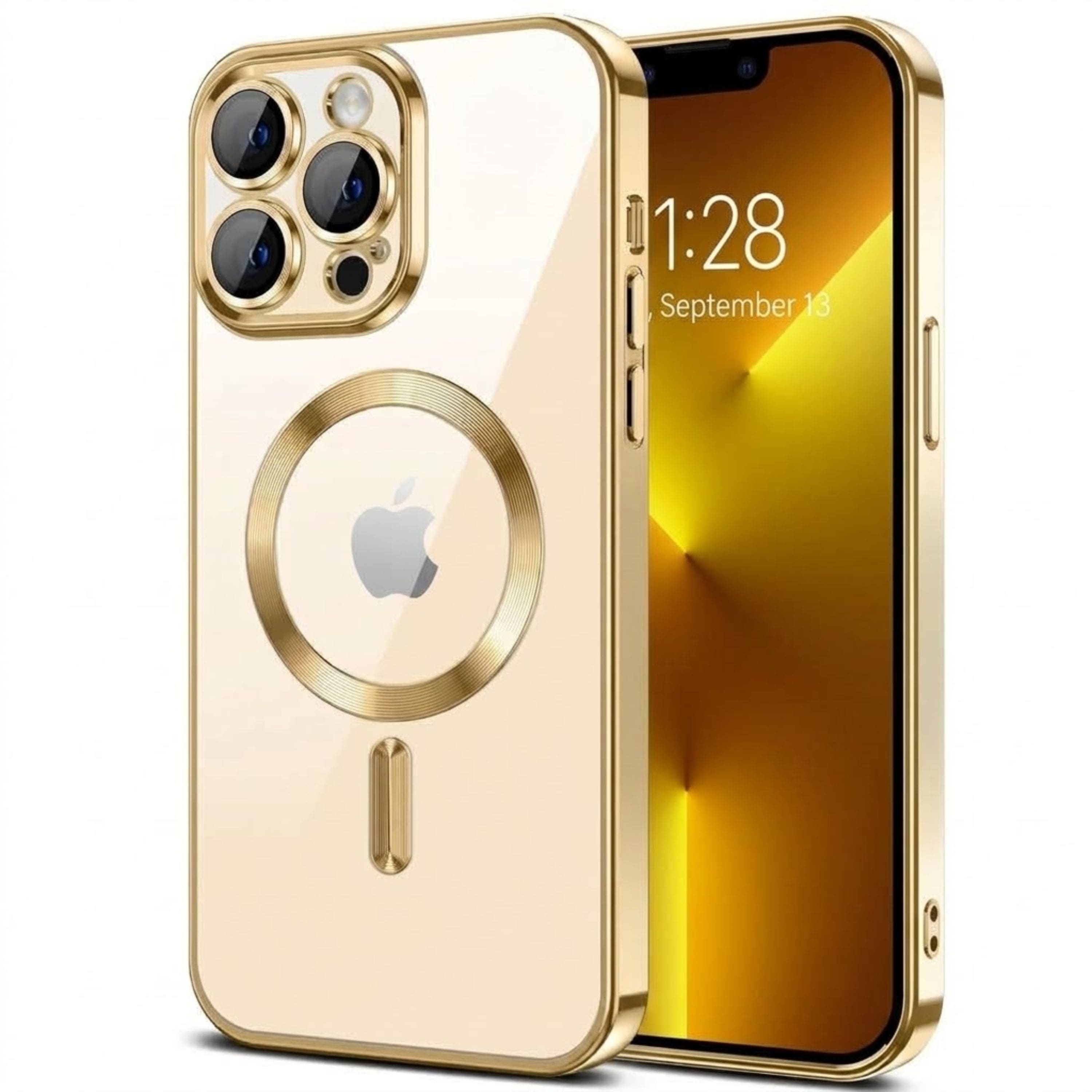 Kitcheniva - Rugged Shockproof Protective Case For iPhone 13 Pro Max - Gold