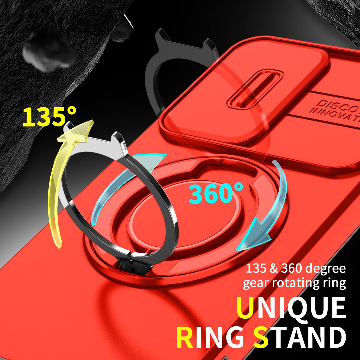 135
INNOVAT DISCO
360
135 & 360 degree gear rotating ring
UNIQUE RING STAND