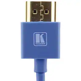 Electronics KRAMER US HS HDMI CBL W/ETHERNET,BL,3'