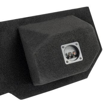 Alt View 4. NVX - 2002-2018 Ram Quad and Crew Cab - Custom-Fit Empty Dual 12" Sealed Subwoofer Enclosure - Black.