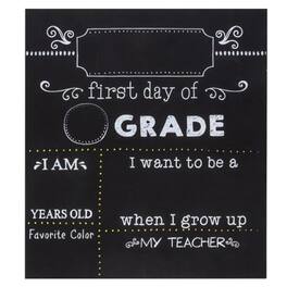 BreeBe - Gradeschool Milestones Chalkboard - Black