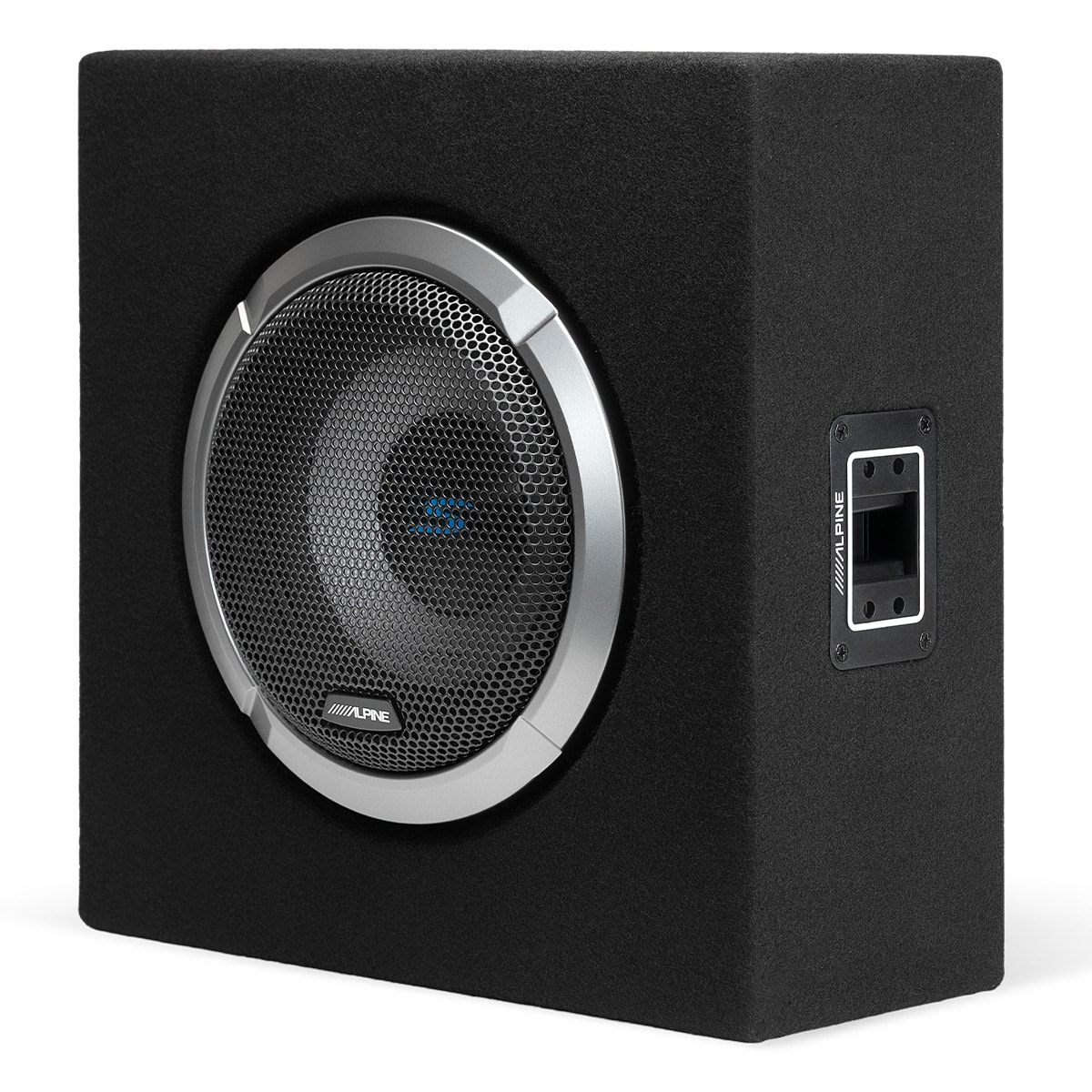 Alpine - S2-SB8-DT 8" S-Series Preloaded Subwoofer Enclosure - Black