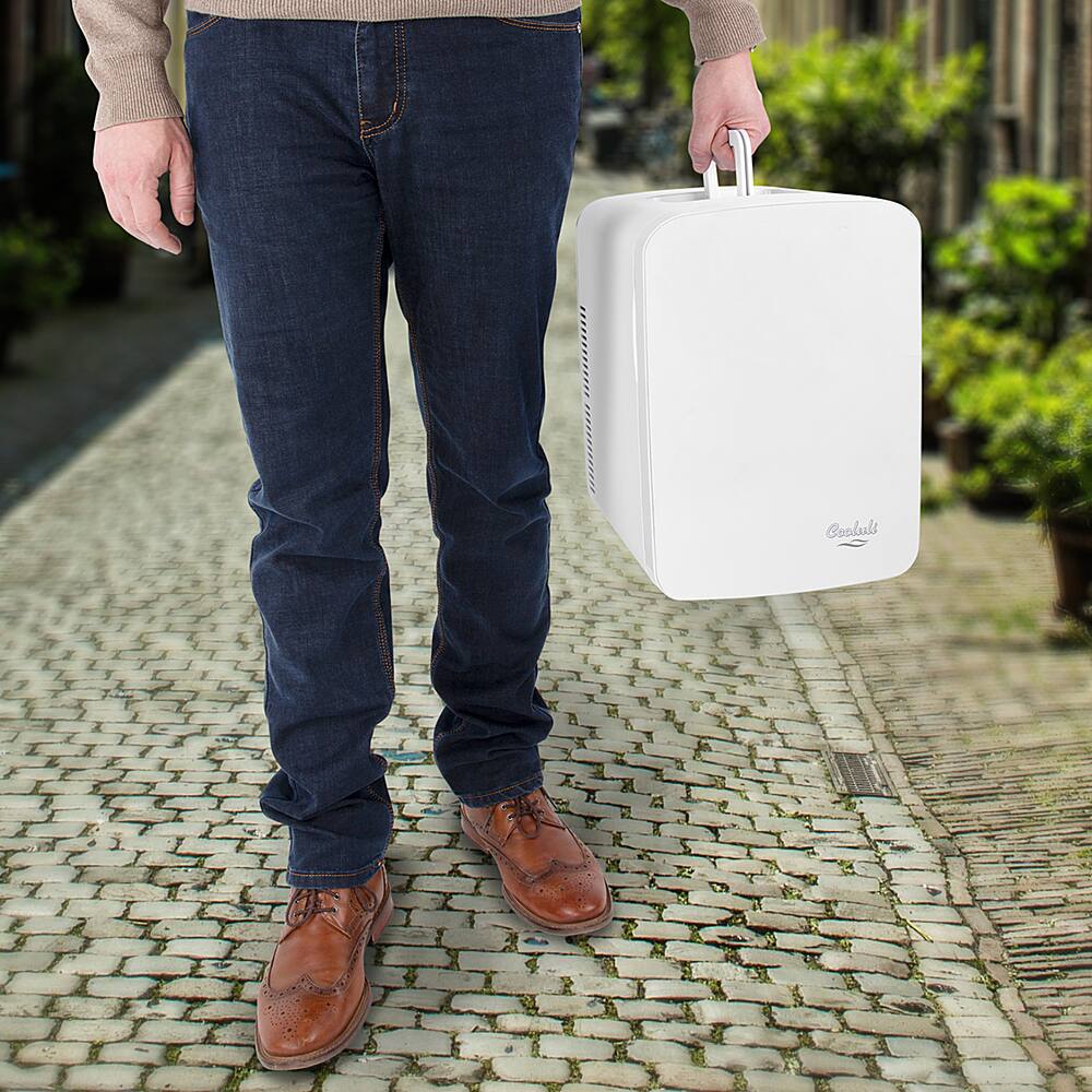 Alt View 14. Cooluli - Vibe 0.5 Cu. Ft. Mini Fridge - White.