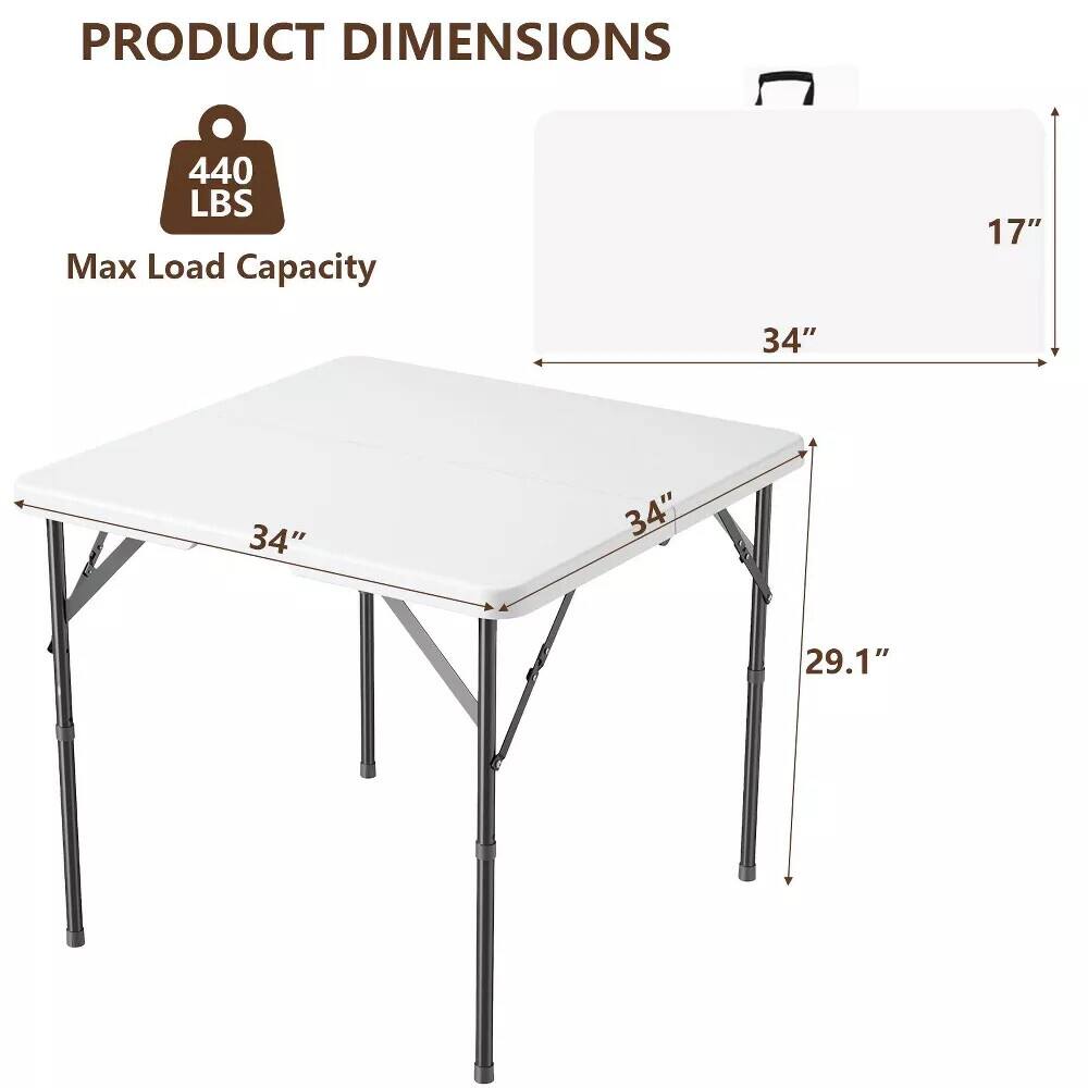 PRODUCT DIMENSIONS

440 LBS Max Load Capacity

17" x 34" x 34" x 29.1"