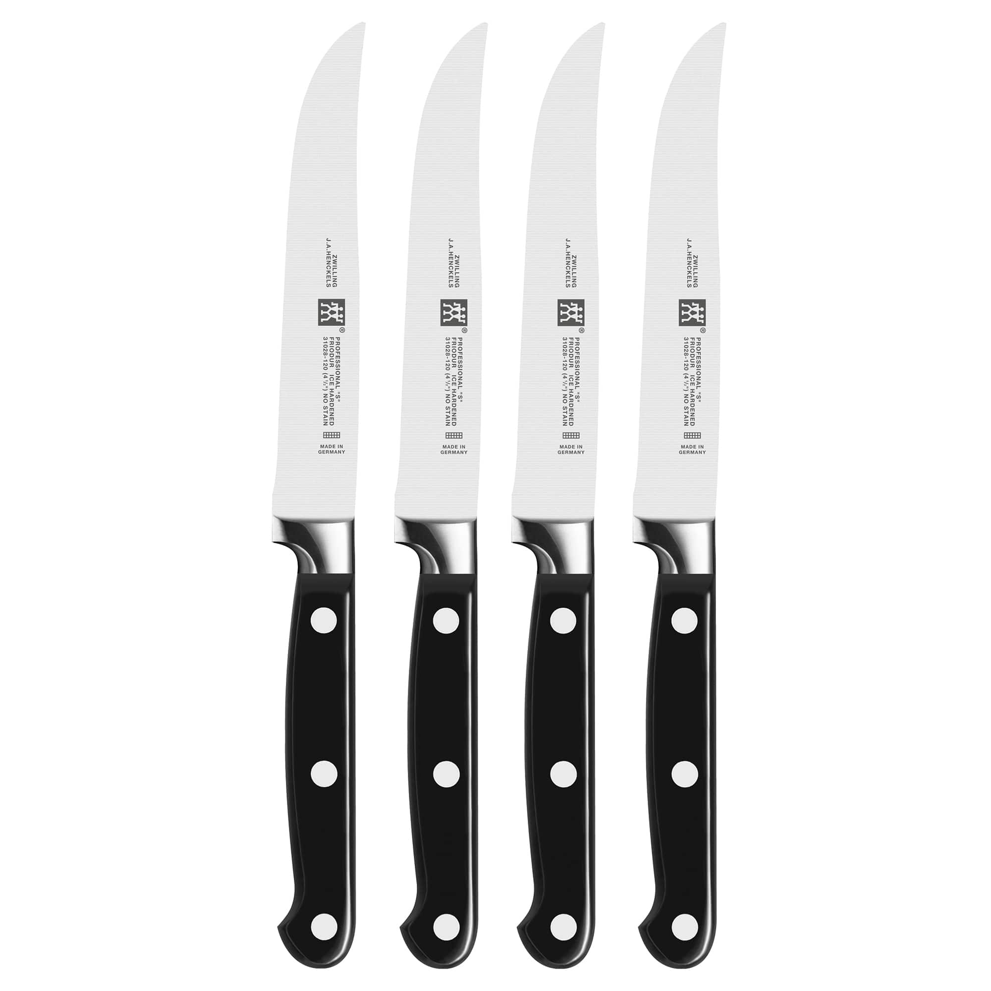 ZWILLING - Professional "S" 4-pc Steak Knife Set - Stainless Steel