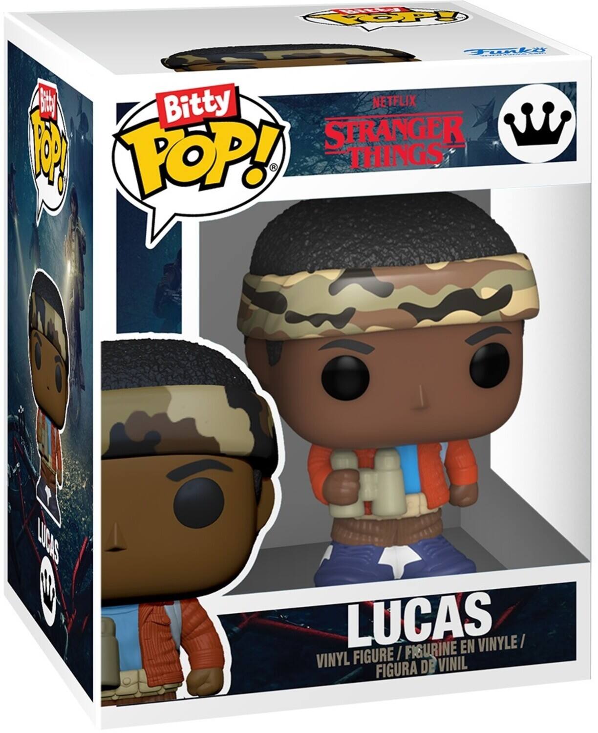 Bitty POP! Stranger Things Lucas Lucas figurine en vinyl vinyl figure figura de vinil