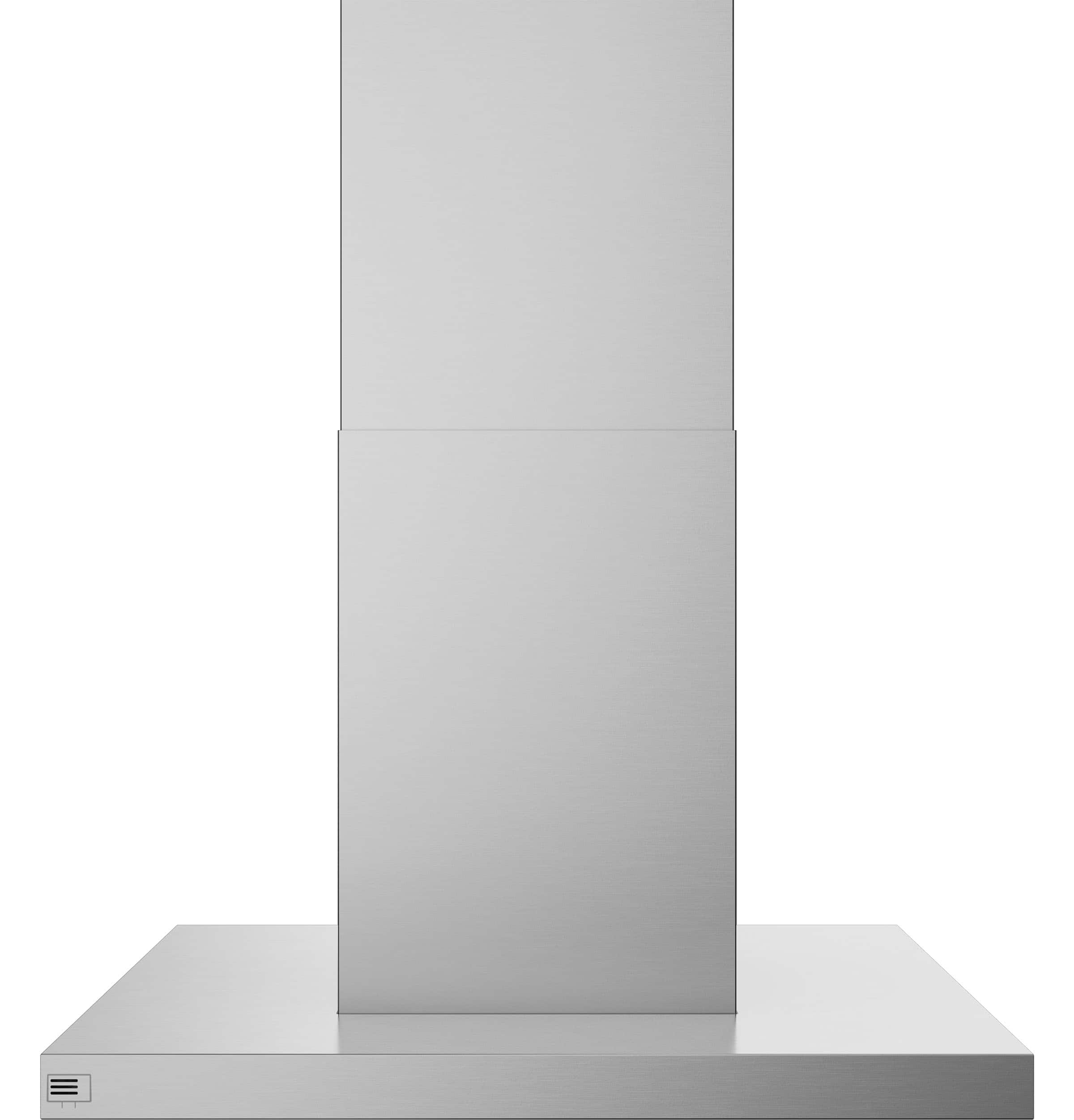 Front. GE Profile - 36" Convertible Range Hood - Stainless Steel.