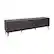 Angle. CorLiving - Cole Collection TV Stand with Enclosed Cabinets for Most TVs up to 85" - Dark Gray.