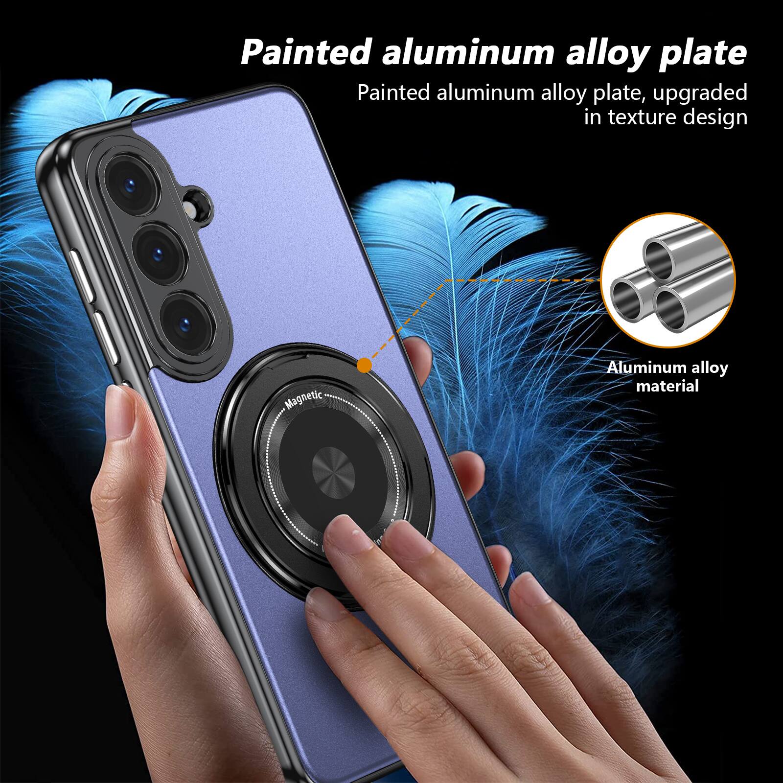 Painted aluminum alloy plate, upgraded in texture design  
Magnetic Aluminum alloy material