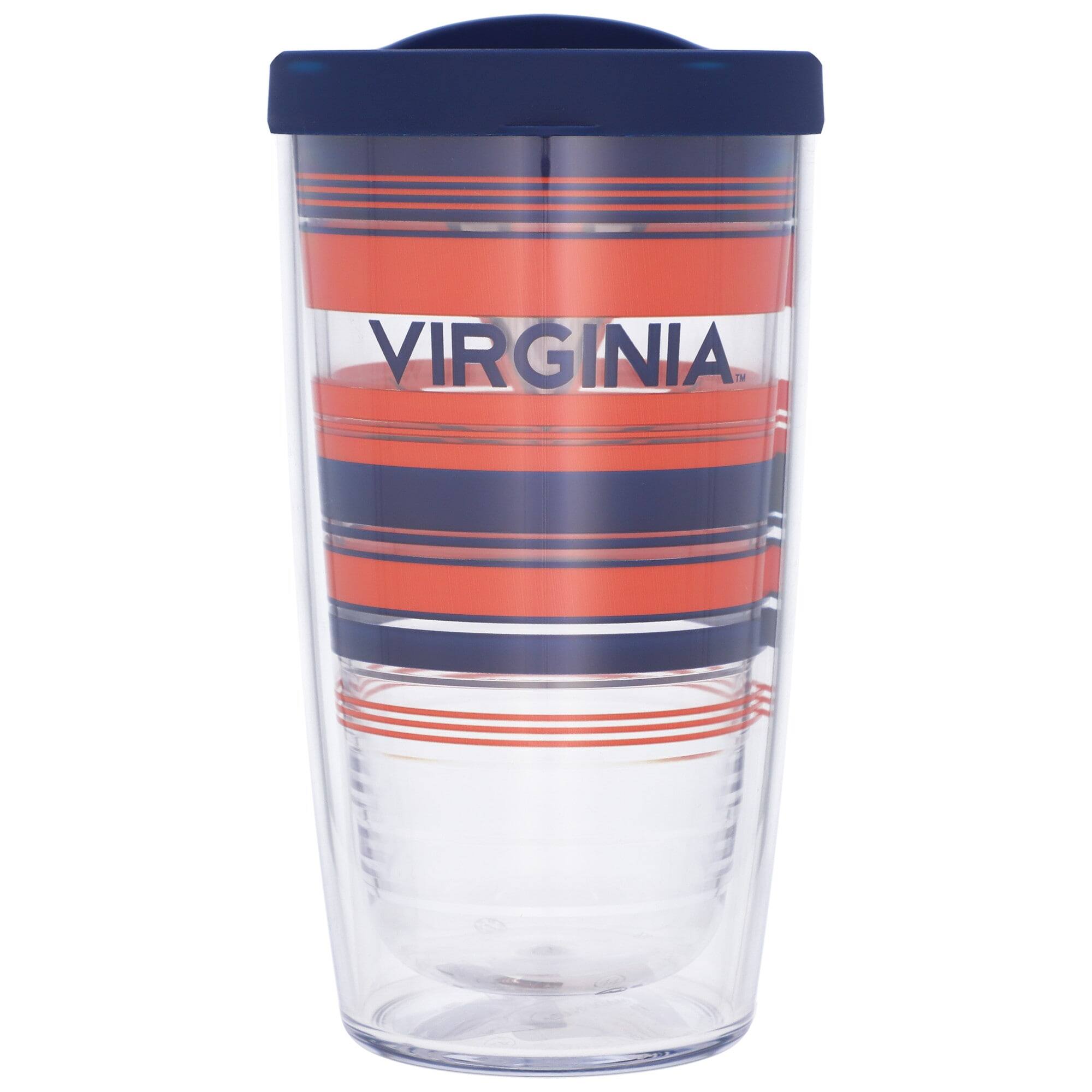 Alt View 1. Tervis - Virginia Cavaliers 16oz. Hype Stripes Classic Tumbler - Multicolor.