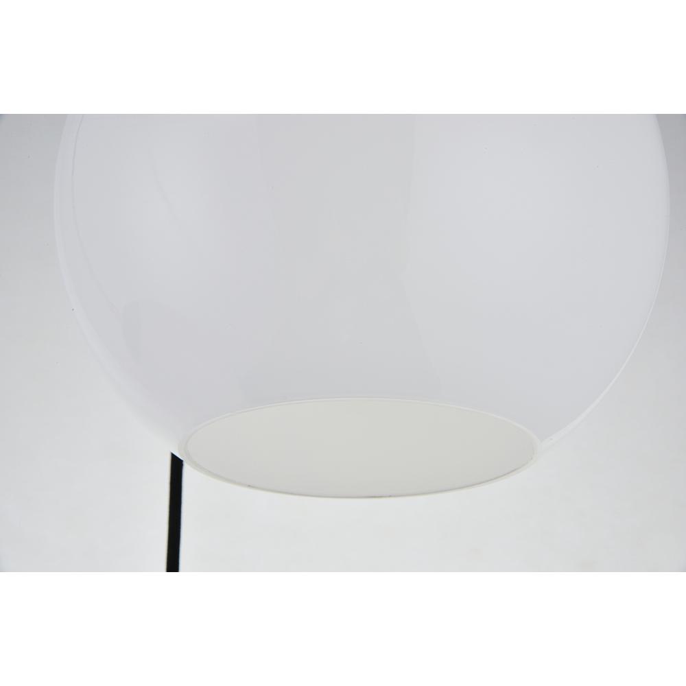 Alt View 1. Living District - Baxter 3 Lights Brass Pendant With Frosted White Glass - Brass And Frosted White.