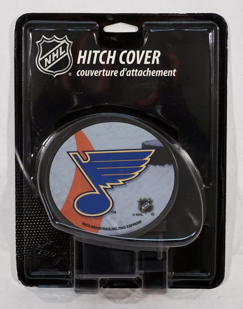 Rico Industries - St Louis Blues NHL Plastic Trailer Hitch Cover for 2" receiver insert - Multi