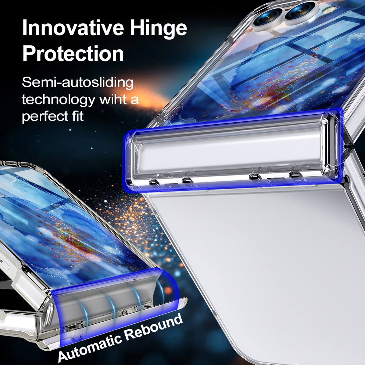 Innovative Hinge Protection  
Semi-autosliding technology with a perfect fit  
Automatic Rebound