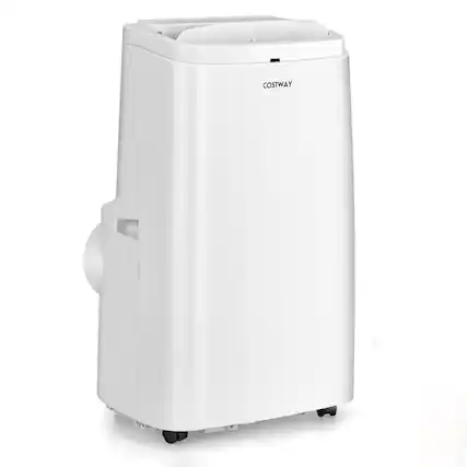 Front. Resenkos - Air Conditioner, Cooler,9000BTU 3-in-1 Portable Air Conditioner with Remote-White - White.