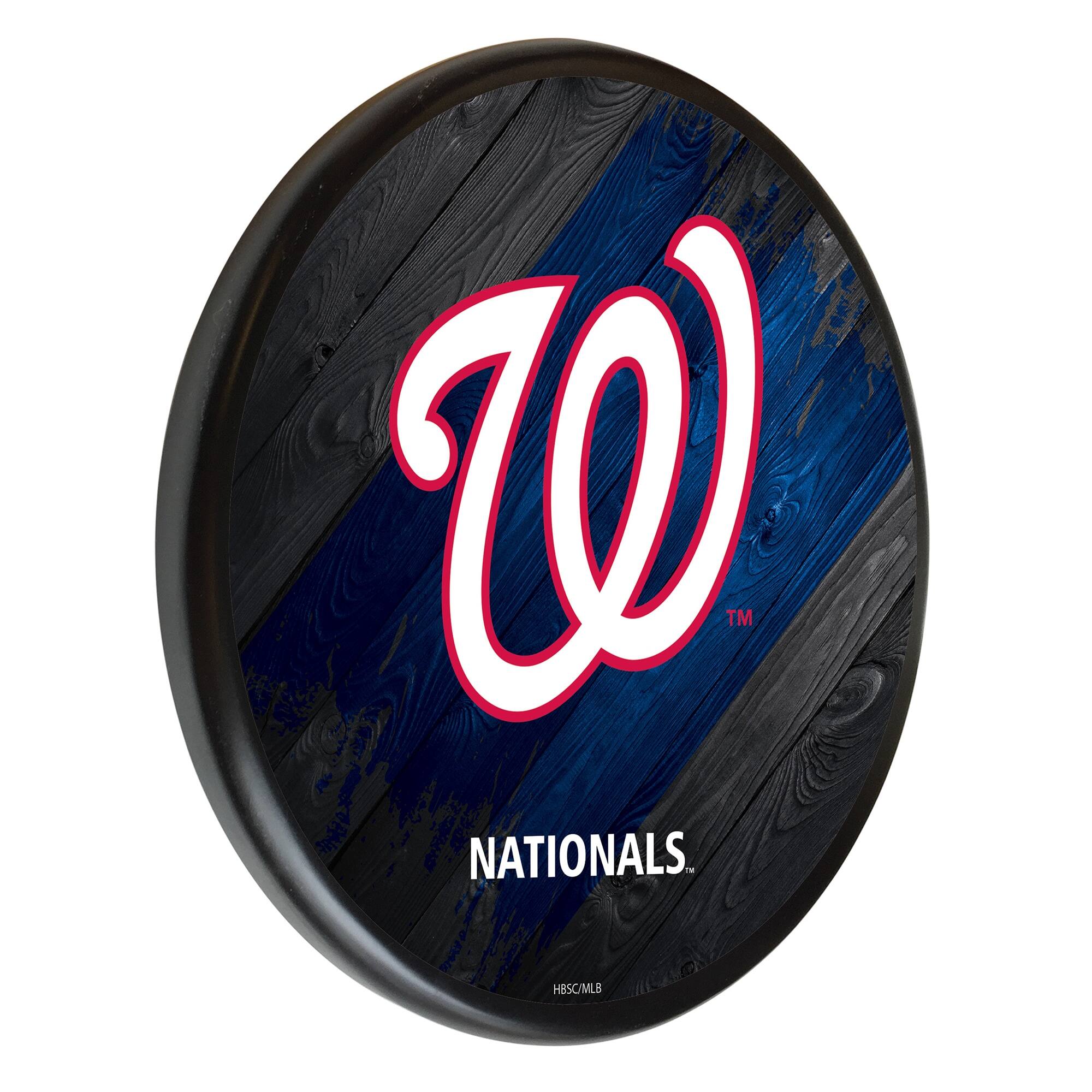 Black Washington Nationals 13" Team Wood Sign