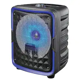 iQ Sound - 8 Inch Bluetooth Speaker in Blue with TWS Technology
