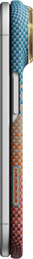 Left. Pitaka - Edge Case for Apple iPhone Duo Back Cover - California Dream.