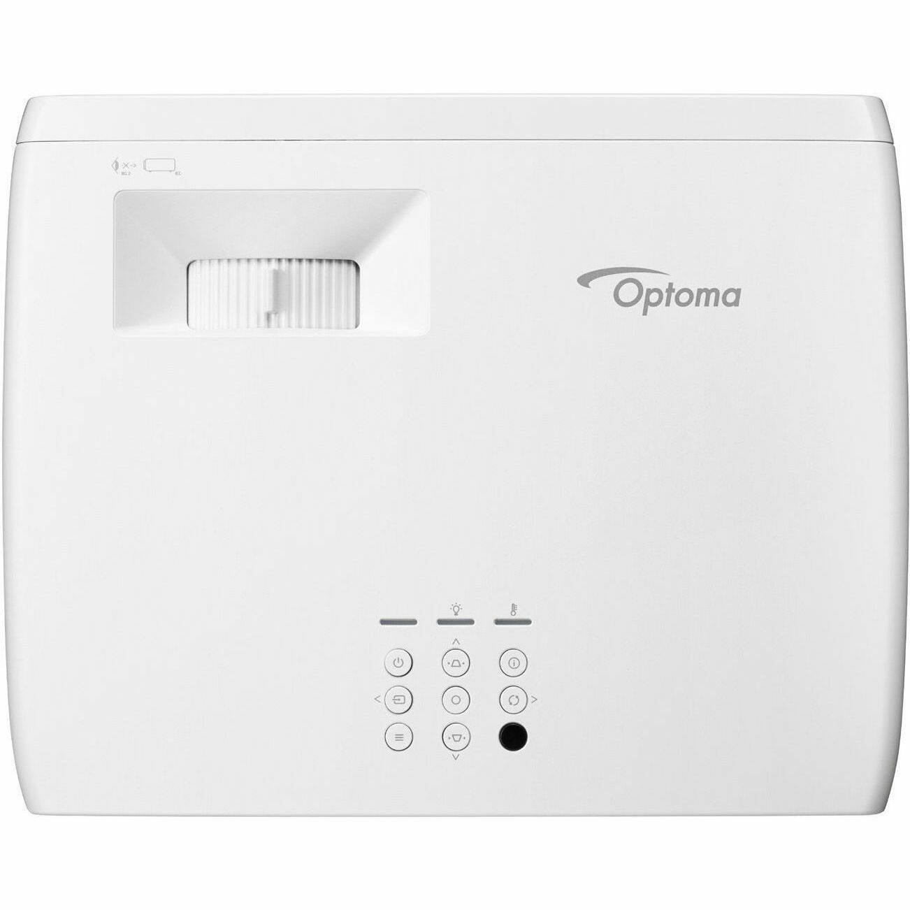 Alt View 8. Optoma - Optoma ZH400ST 3D Ready Short Throw DLP Projector - 16:9 - Wall Mountable - High Dynamic Range (HDR) - Front - 1080p - Unknown.