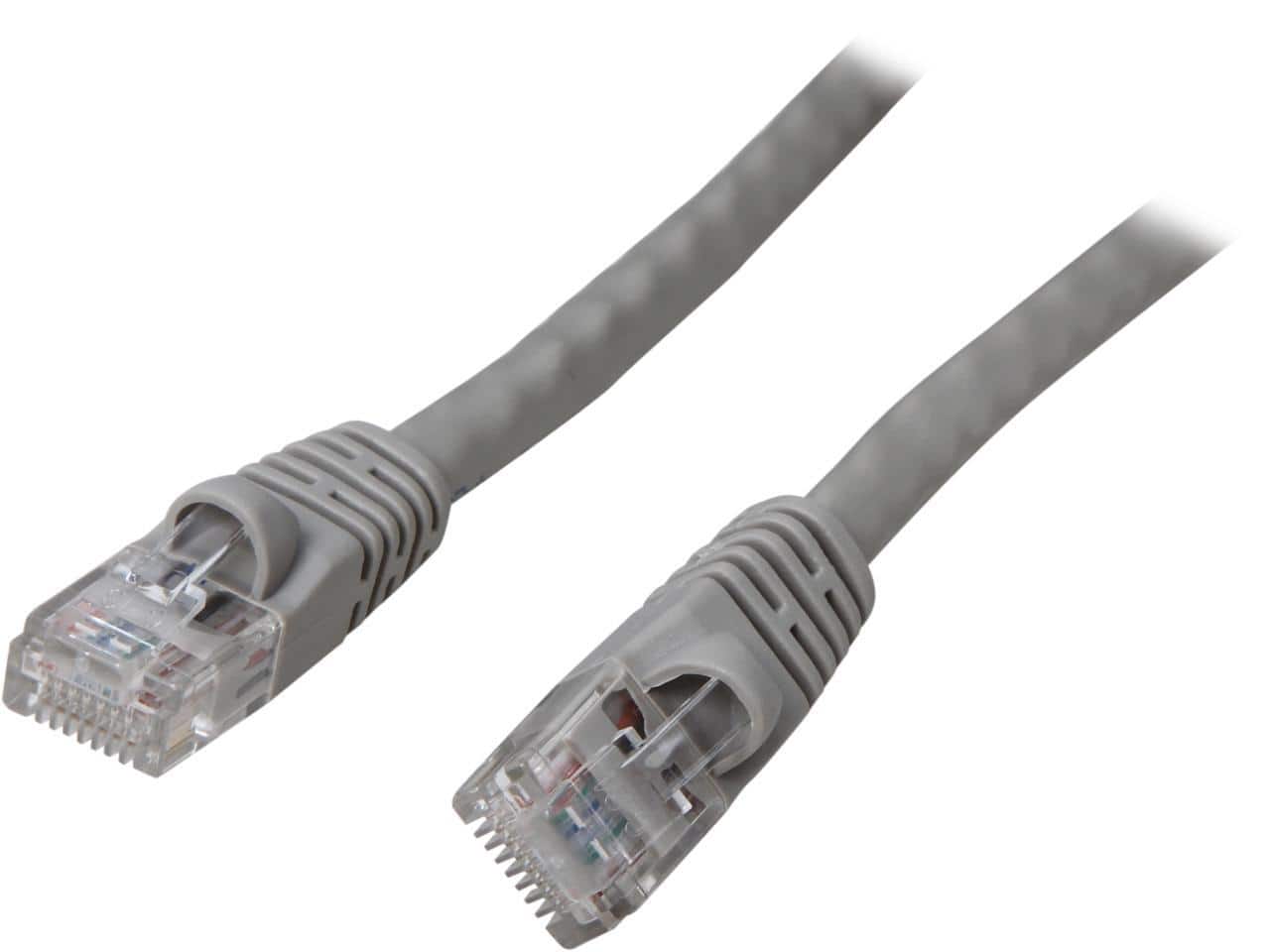 Nippon Labs - CAT6MB-25GY 25 ft. CAT 6 UTP Injection Molded Boot Patch Ethernet Cable, Gray
