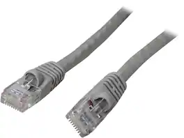Nippon Labs - CAT6MB-25GY 25 ft. CAT 6 UTP Injection Molded Boot Patch Ethernet Cable, Gray