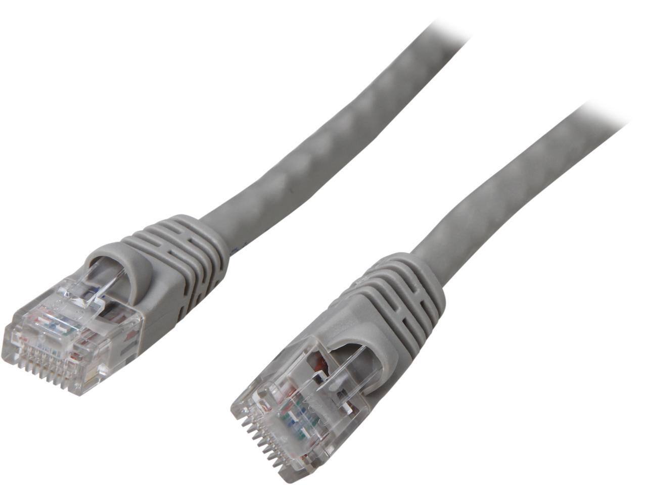 Front. Nippon Labs - Nippon Labs CAT6MB-25GY 25 ft. CAT 6 UTP Injection Molded Boot Patch Ethernet Cable, Gray.