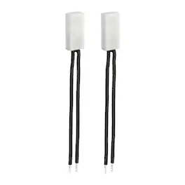 Unique Bargains - 2pcs KSD9700 Thermostat 70C Normally Close N.C Temperature Switch 250V 10A Thermal Protector Ceramics - Black