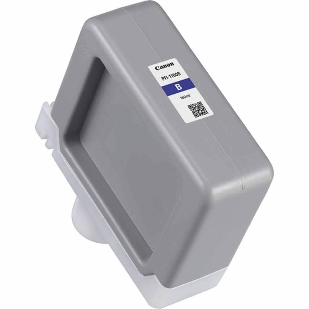 Canon - PFI-1100 160ml Blue Pigment Ink Tank for Select imagePROGRAF PRO Series Large-Format Inkjet Printers