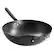 Front. Gibson - Gibson Home Hammered 13 Inch Heavy Gauge Carbon Steel Wok in Black - Black.