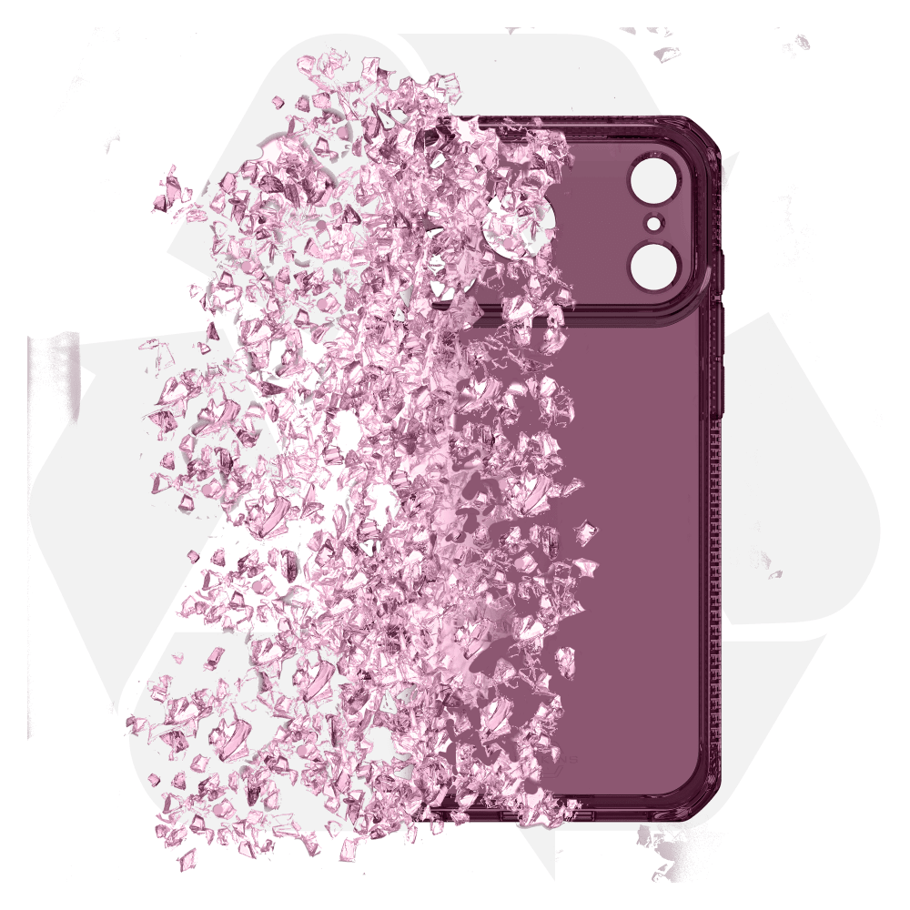 Alt View 6. Itskins - Spectrum R Clear Case for Apple iPhone 18 Pro / 17 Pro - Purple.