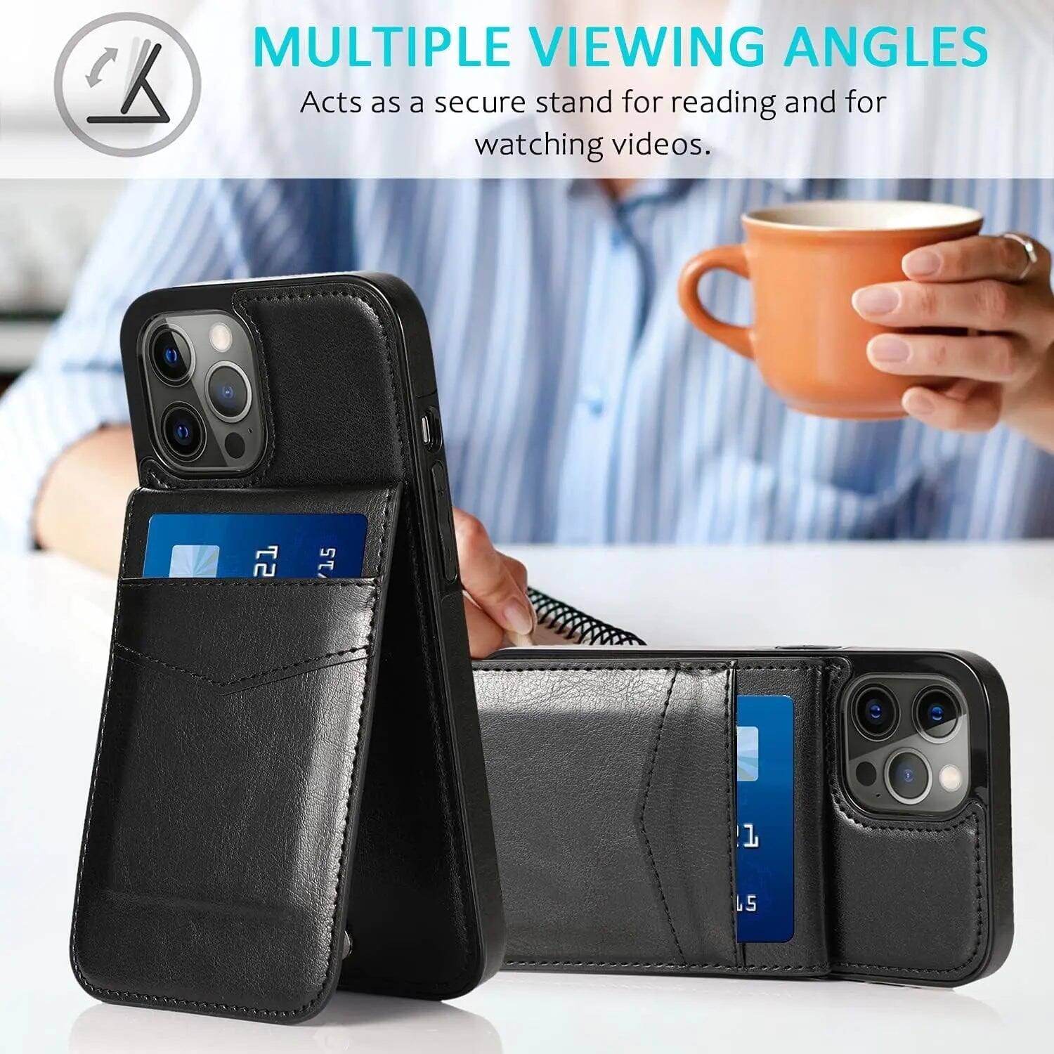 MULTIPLE VIEWING ANGLES  
Acts as a secure stand for reading and for watching videos.