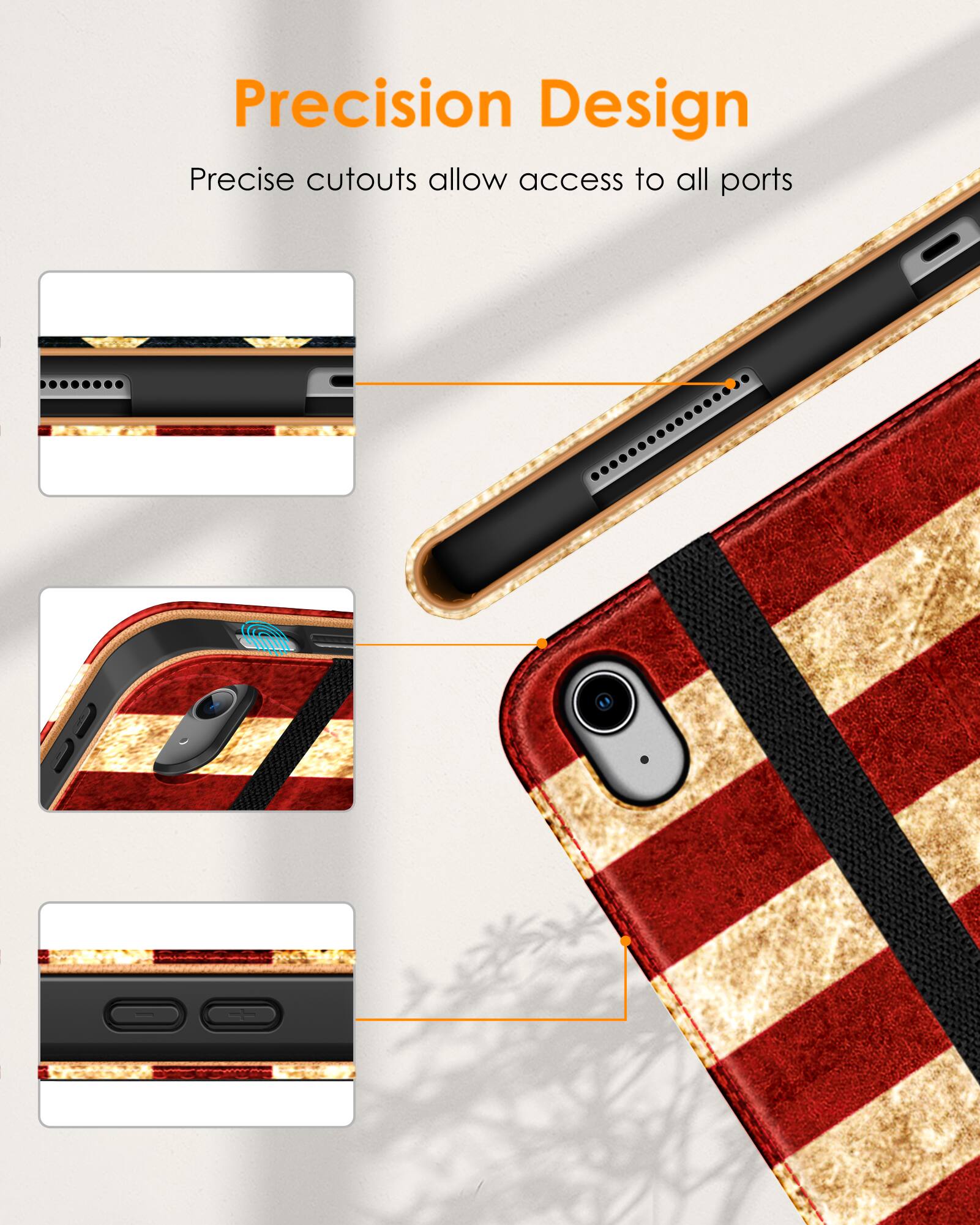 Precision Design  
Precise cutouts allow access to all ports