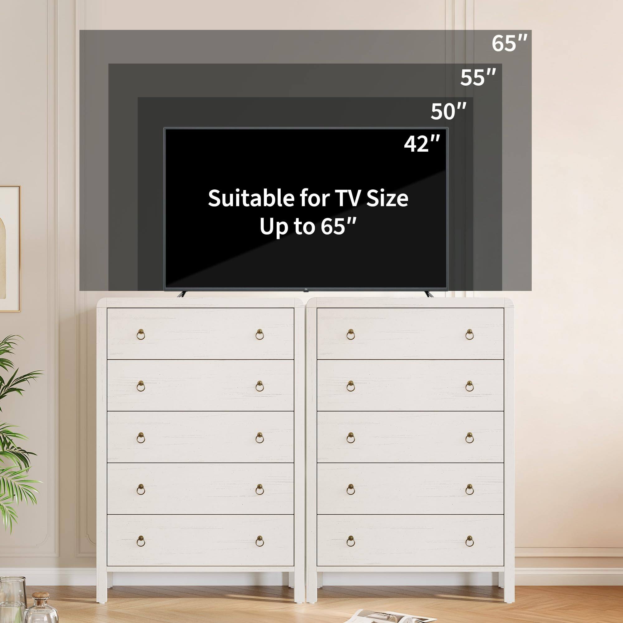 Suitable for TV Size Up to 65"  
65" 55" 50" 42"