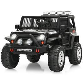 SKONYON - 12V Kids Electric Ride On Truck with Remote Control and Operation Lever