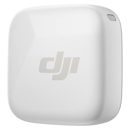 Front. DJI - DJI Mic Mini Clip-On Transmitter, - Arctic White - White.