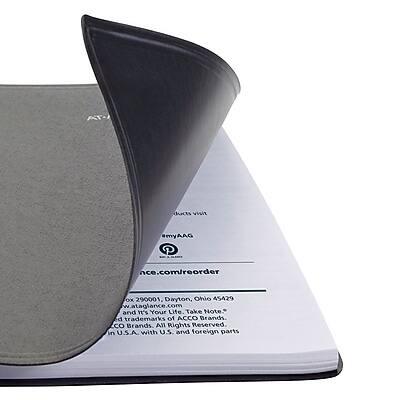 Sure, here is the corrected and grouped text:

---

**Visit:**
- myAAG
- ataglance.com/reorder

**Address:**
- 290001 Dayton, Ohio 45429

**Website:**
- ataglance.com

**Note:**
- It's Your Life Take Notes

**Trademarks:**
- Trademarks of ACCO Brands. All Rights Reserved.

**Manufacturing:**
- Made in U.S.A. with U.S. and foreign parts

---