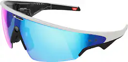 Oakley Meta - Vanguard with Meta AI, Audio, Photo, Video Compatibility - Prizm Sapphire lenses - White
