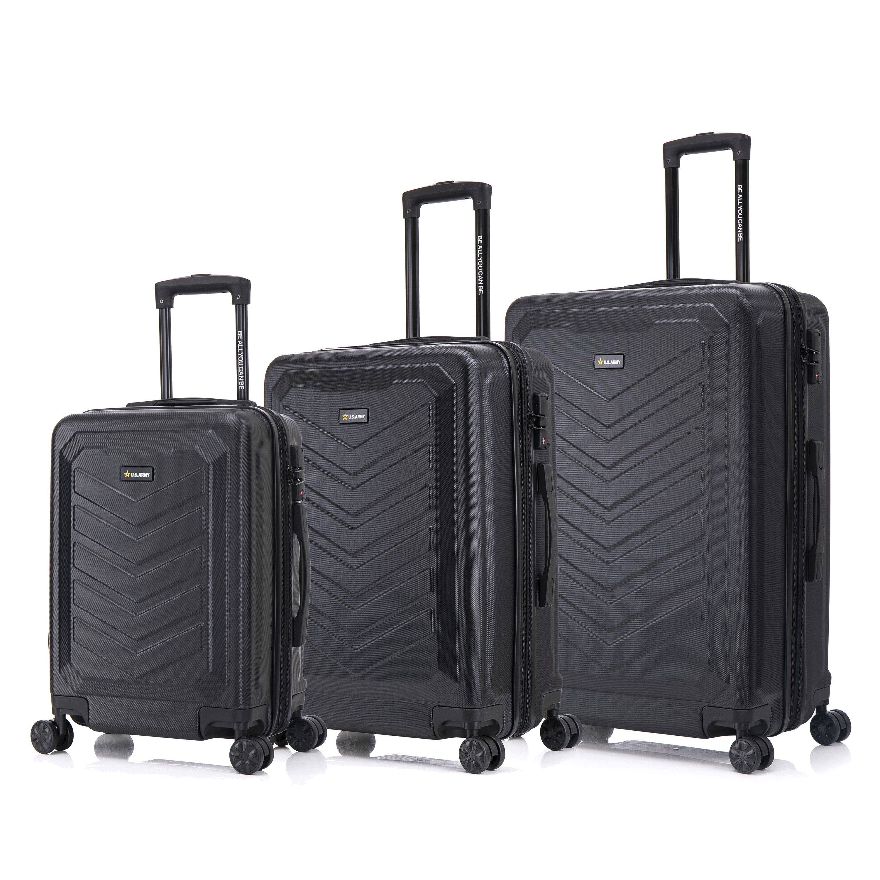 US Army FOX PRO 3 piece Luggage Set 20
