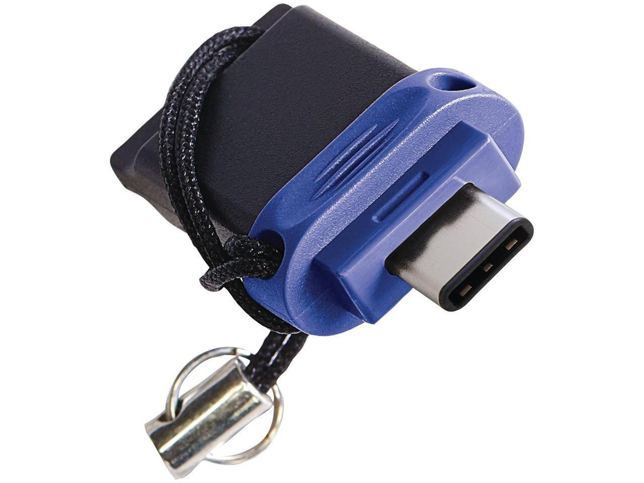 Alt View 9. Verbatim - 32GB STORENGO DUAL USB FLASH - Black.