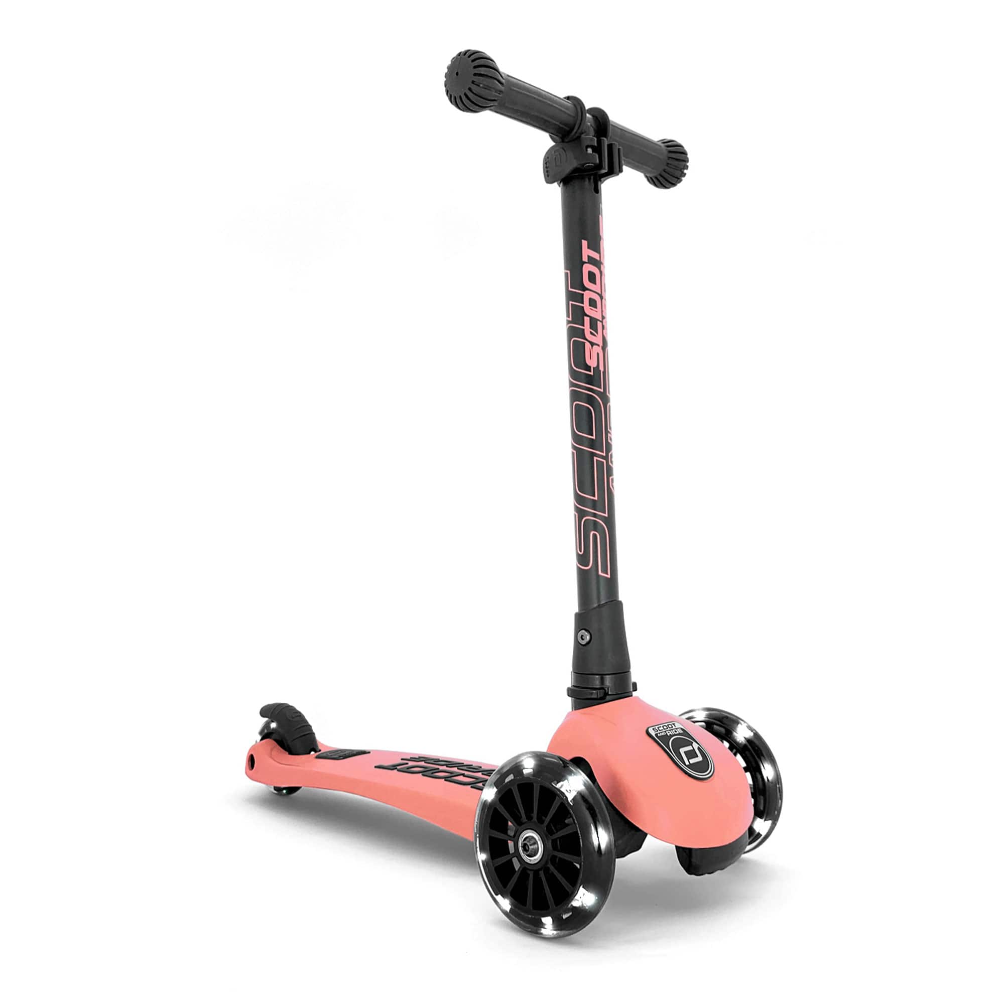 Scoot & Ride - Stand-up Push Scooter for Children Ages 3-6, Highwaykick 3 - Peach