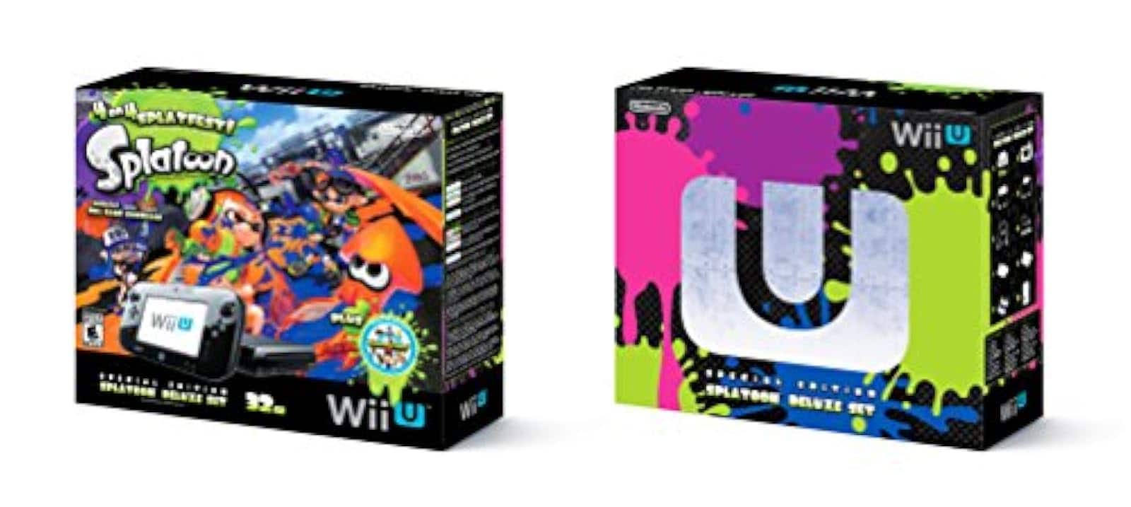 Refurbished Excellent Wii U 32GB Splatoon Set Nintendo Wii U
