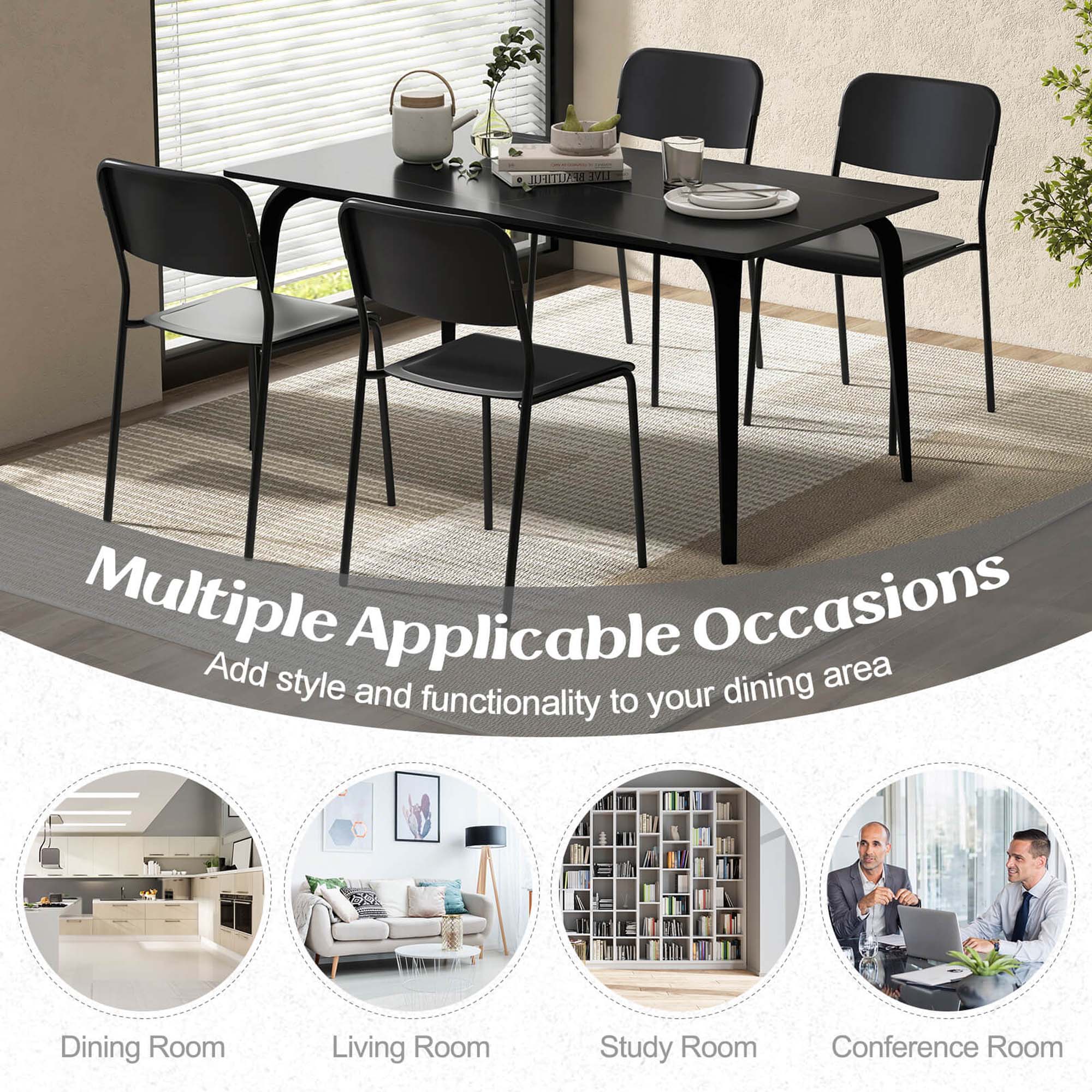 Multiple Applicable Occasions Add style and functionality to your Dining Room, Living Room, Study Room, and Conference Room.