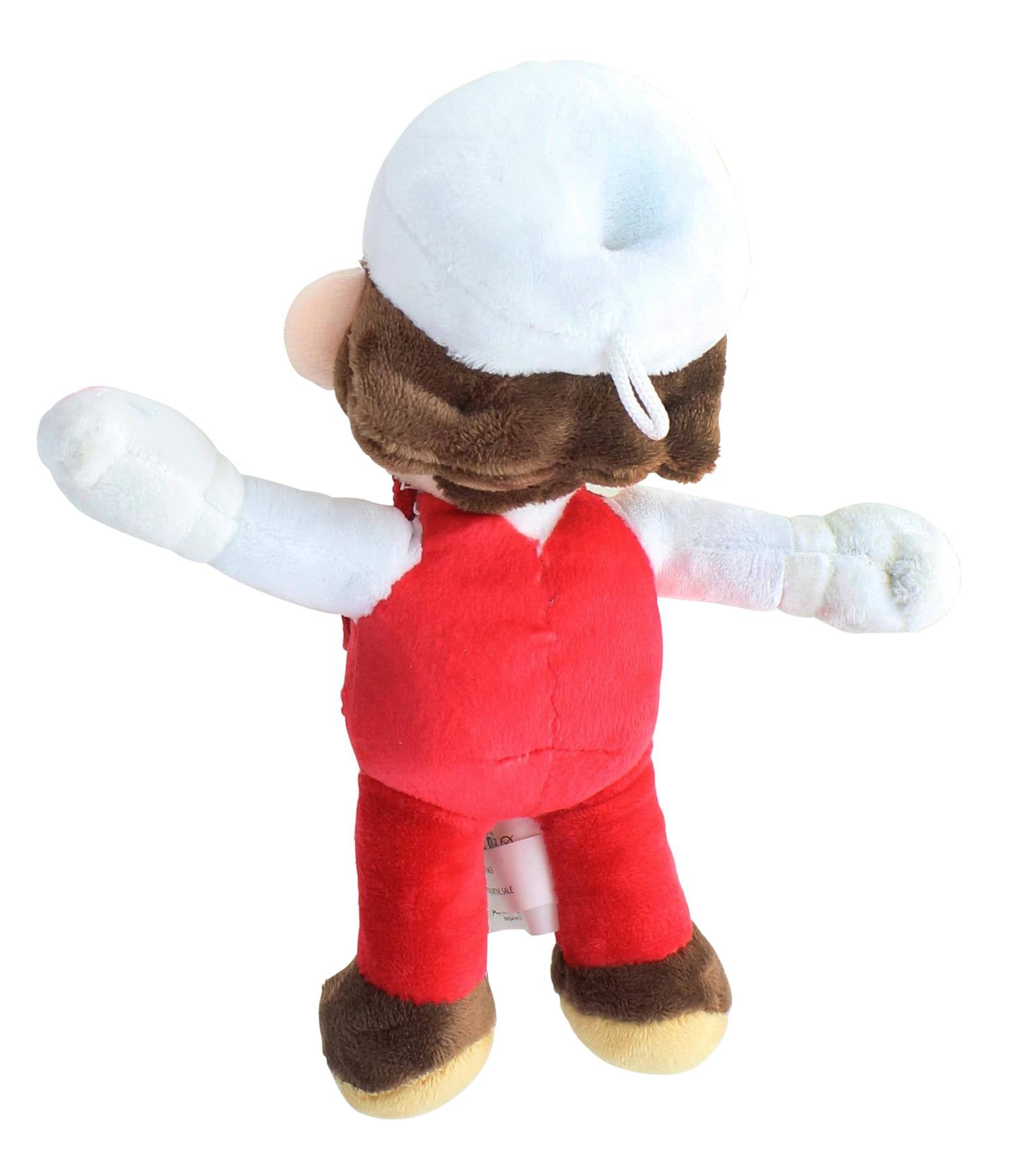 Alt View 10. Super Mario Bros. - Super Mario 8.5 Inch Character Plush | Fire Mario - Red.