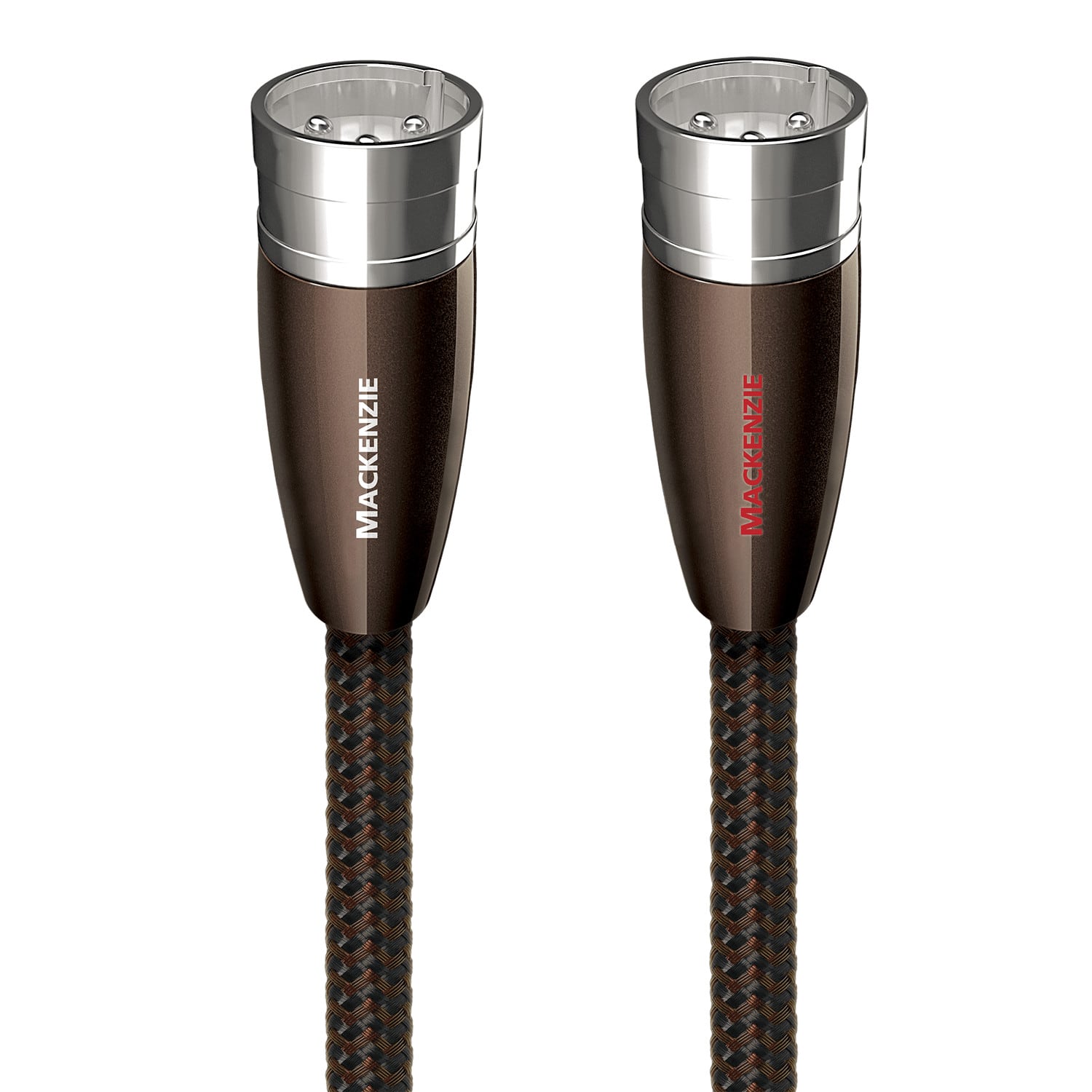 AudioQuest - Mackenzie XLR > XLR 1.6' Analog Audio Interconnect Cable - Brown on Black - Front_Zoom