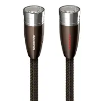 AudioQuest - Mackenzie XLR > XLR 6.5' Analog  Audio Interconnect Cable - Brown on Black - Front_Zoom