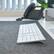 Alt View 6. Macally - Macally Wireless Bluetooth Keyboard for Mac - Compatible Apple Keyboard or MacBook Pro/Air, iMac - Silver - Aluminum Silver.