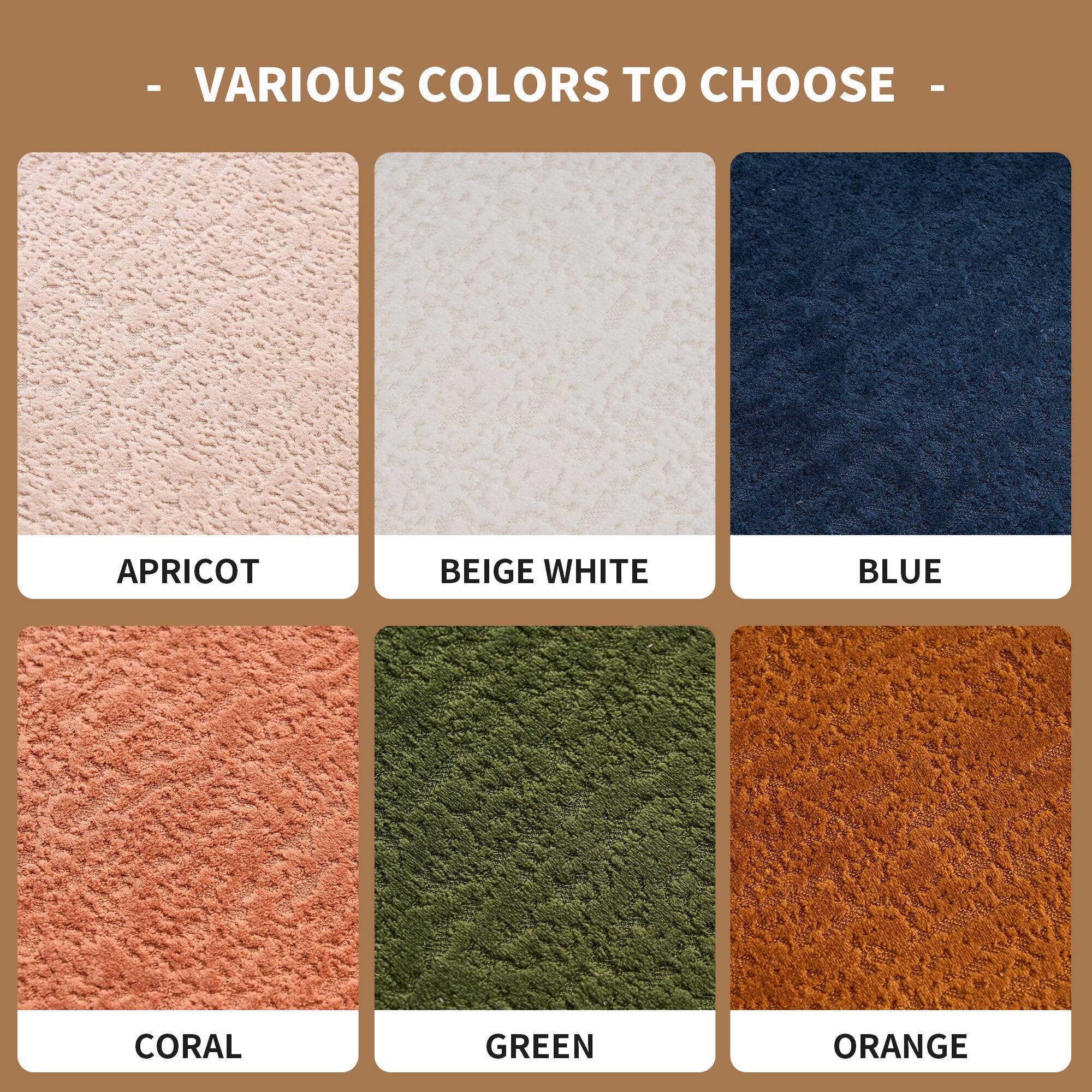 - VARIOUS COLORS TO CHOOSE -
- APRICOT
- BEIGE WHITE
- BLUE
- CORAL
- GREEN
- ORANGE
