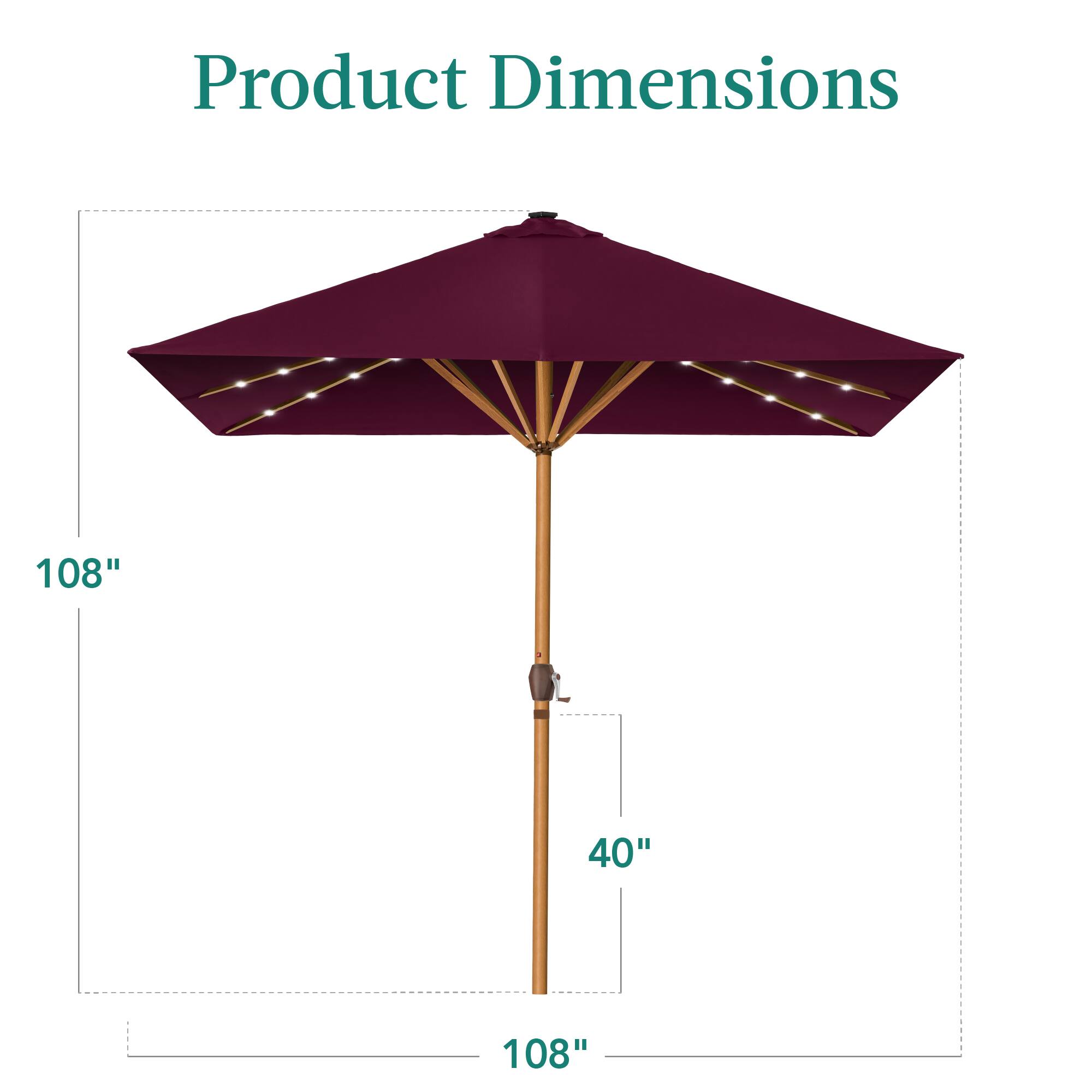 Product Dimensions: 108" x 40" x 108"