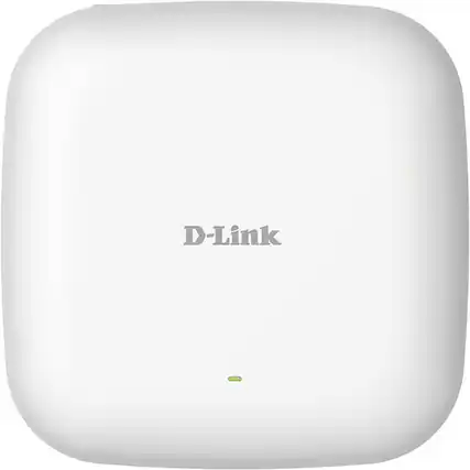 Front. D-Link - D-Link Nuclias DAP-X2810 Dual Band IEEE 802.11 a/b/g/n/ac/ax 1.76 Gbit/s Wireless Access Point - 2.40 GHz, 5 GHz - 2 x - Unknown.