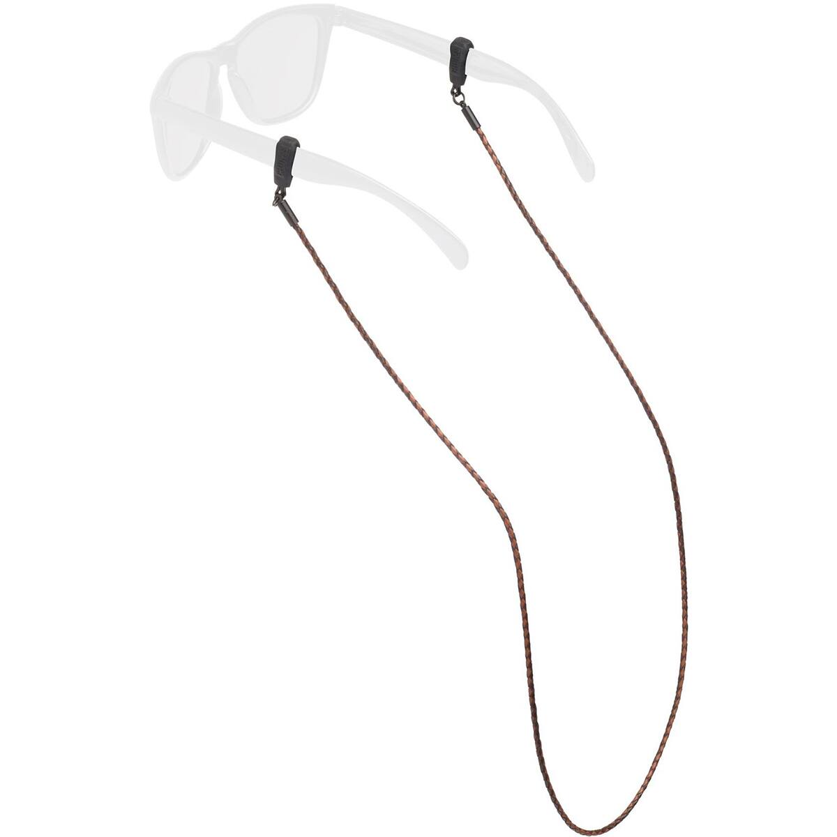 Chums - Braided Leather Sunglasses Eyewear Retainer - Brown Twist