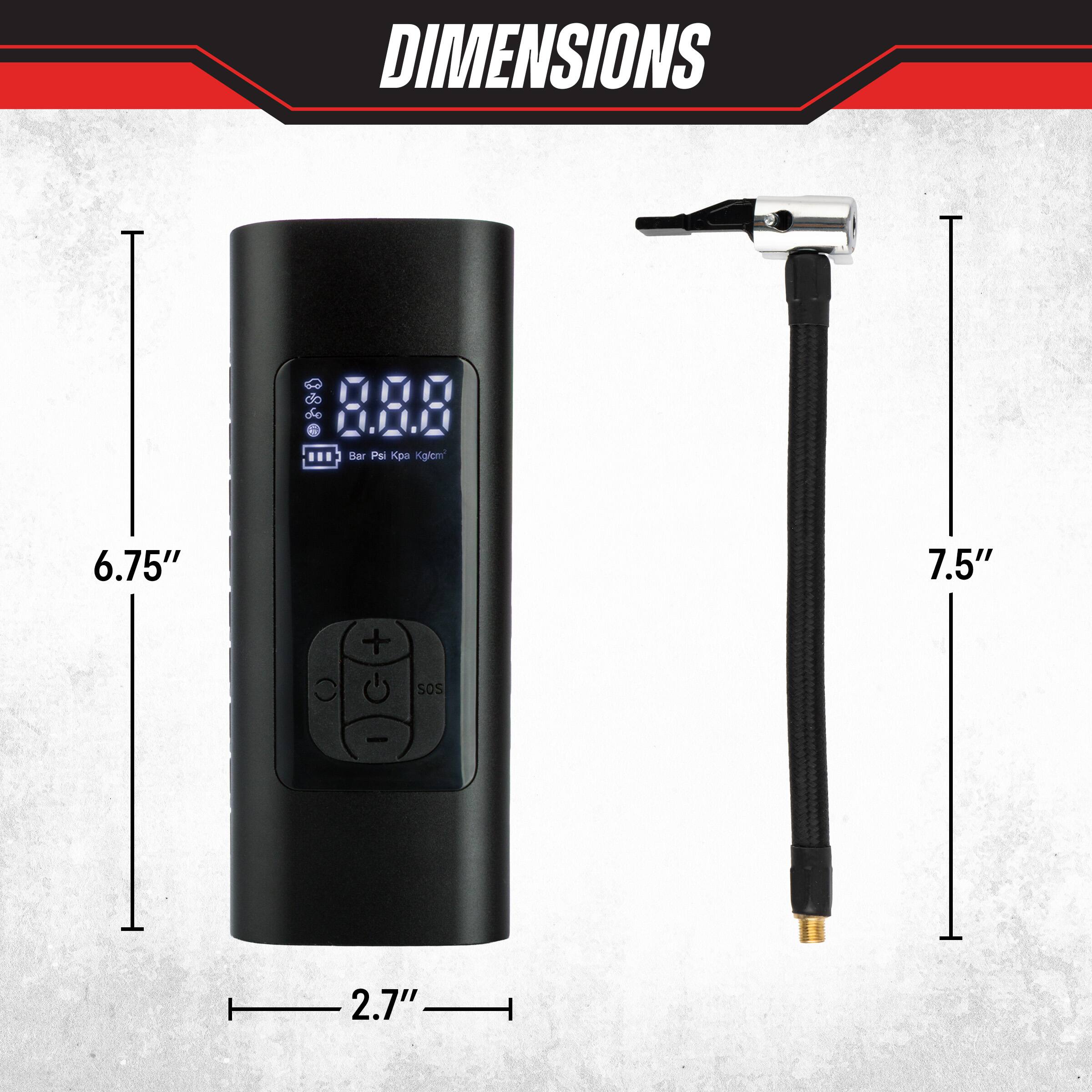 DIMENSIONS  
8.80"  
6.75"  
7.5"  
2.7"